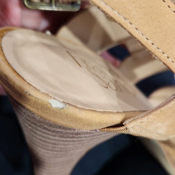 Franco Sarto heeled sandals, size 7 - Picture 4 of 5